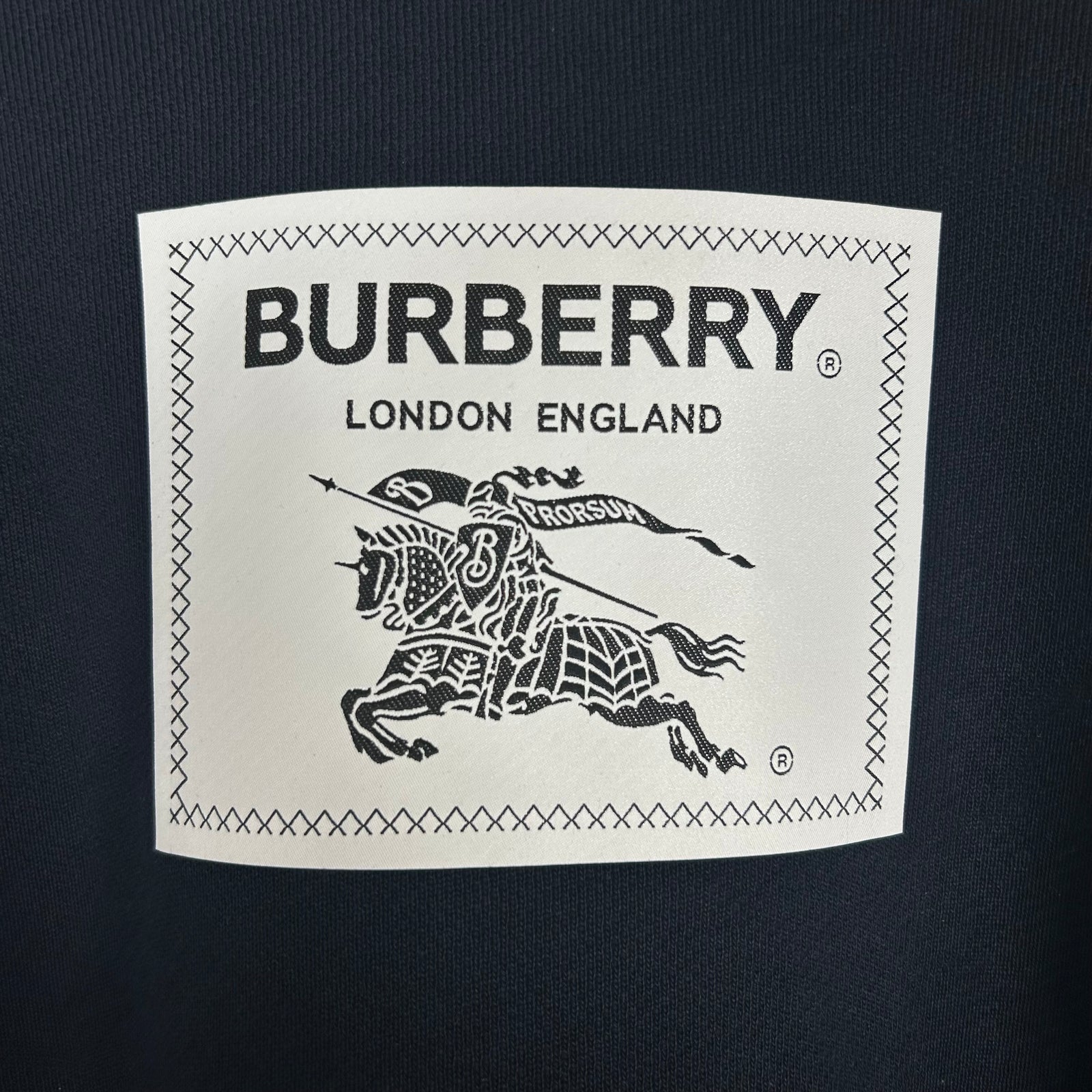 Burberry Navy Equestrian Knight Sweatshirt Size M