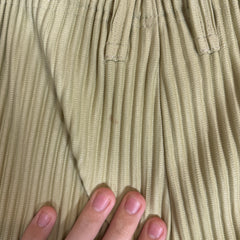 Homme Plisse Issey Miyake Yellow-Green Pleated Trouser Size 3
