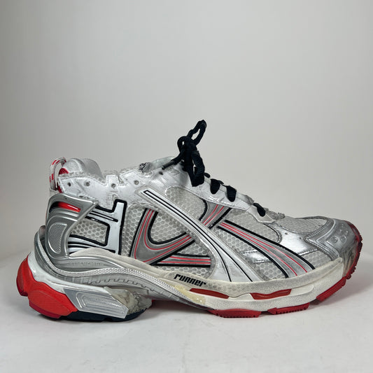 Balenciaga White/Red/Black Runners Size 46