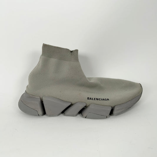 Balenciaga Grey Speed Trainers Size 10