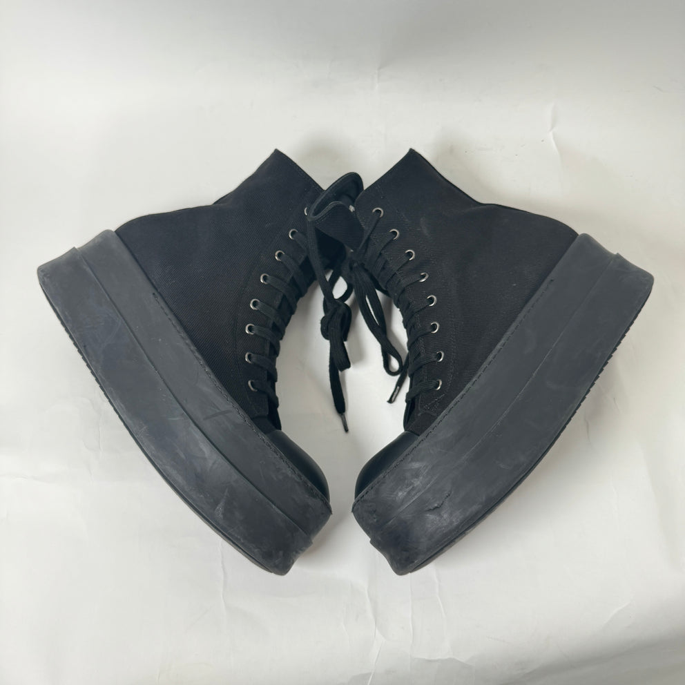 Rick Owens Drkshdw Black Mega Bumper Sneakers Size 42.5