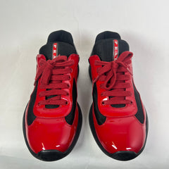 Prada Red/Black Patent Leather America Cups