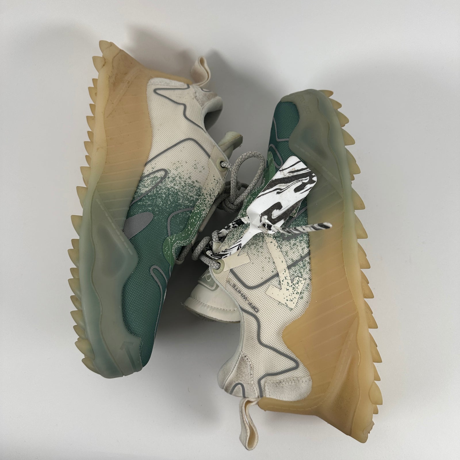 Off-White ODSY 1000 Ombre Cream Green Size 41