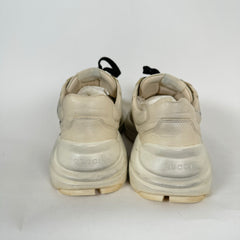 Gucci Beige Mouth Print Rhyton Sneakers Size 9