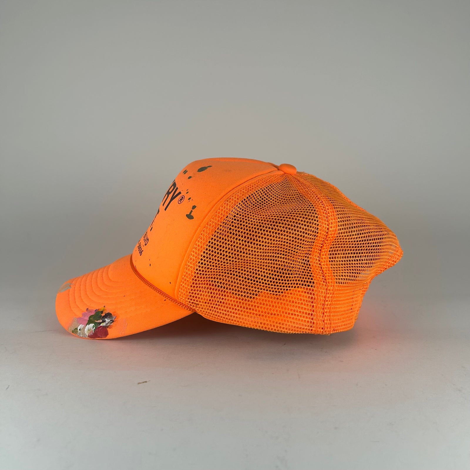 Gallery Dept. Orange Paint Splatter Trucker Hat