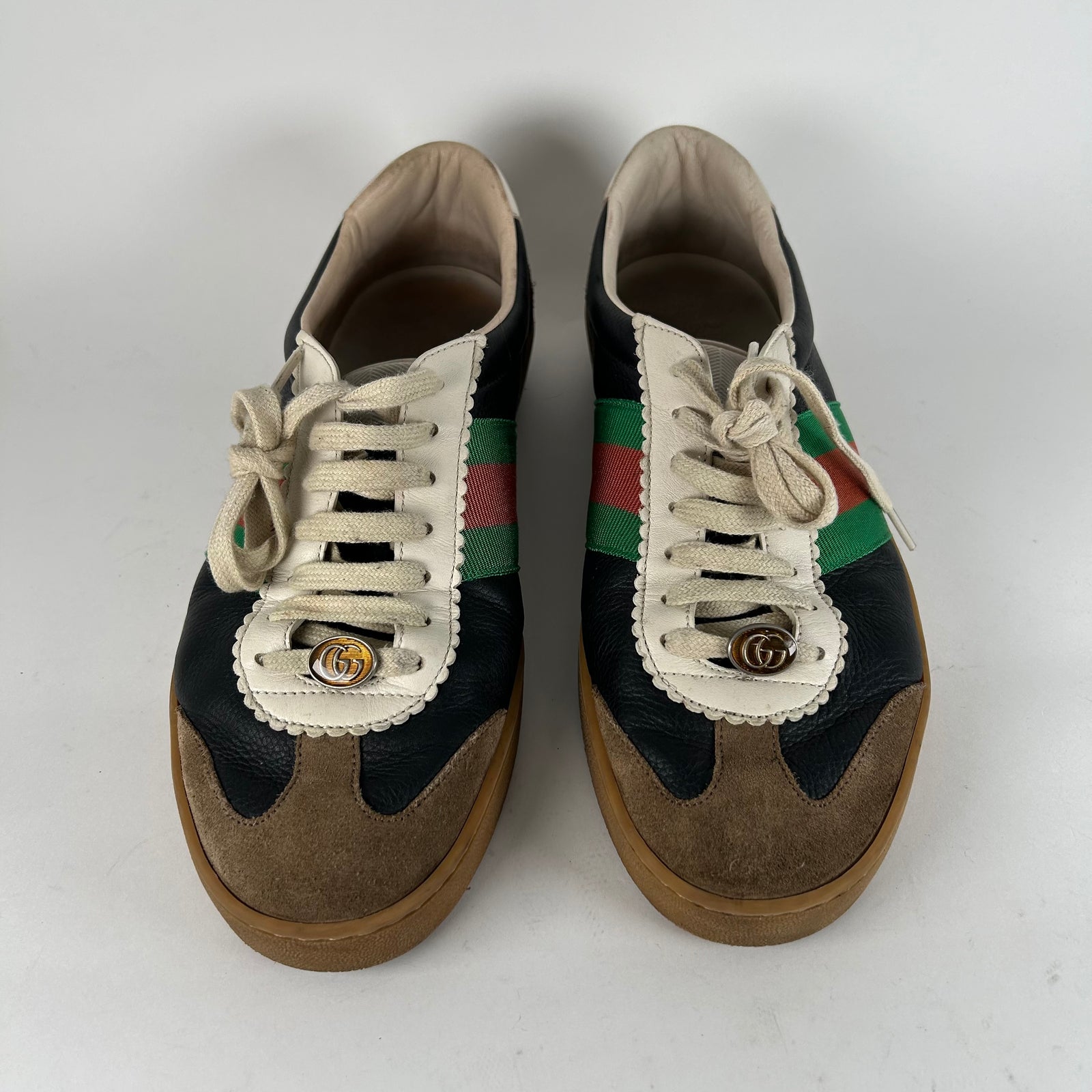 Gucci Black G74 Army Trainer Size 10.5