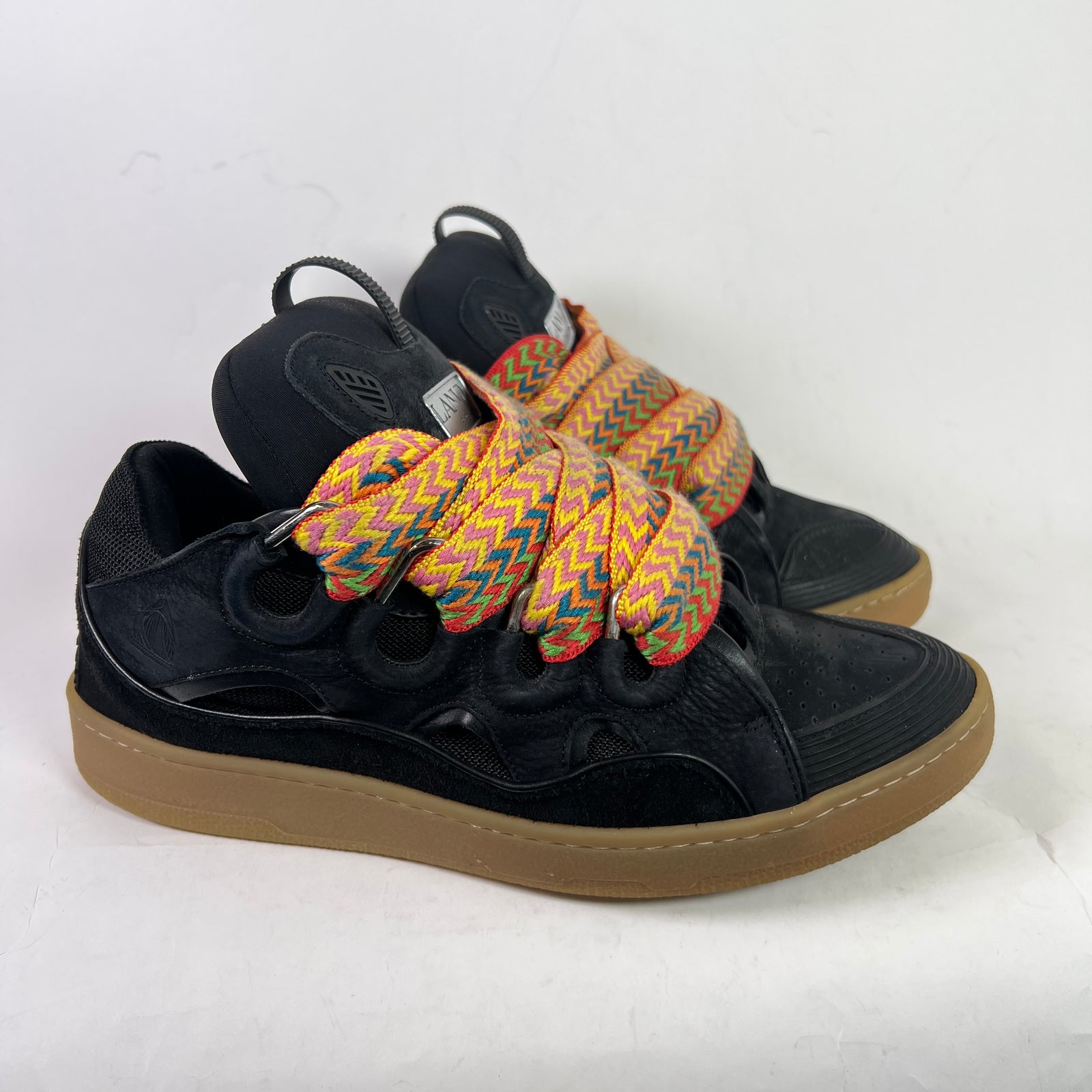 Lanvin Black Curb Sneaker Size 45