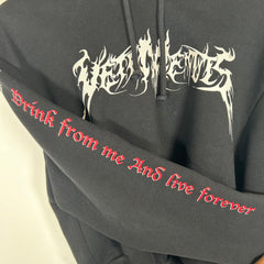 Vetements Black Femme Total Fucking Darkness Hoodie Size S