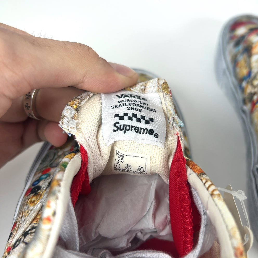 Supreme x Vans Mike Kelley 'Skate Era' Low-Top Sneakers