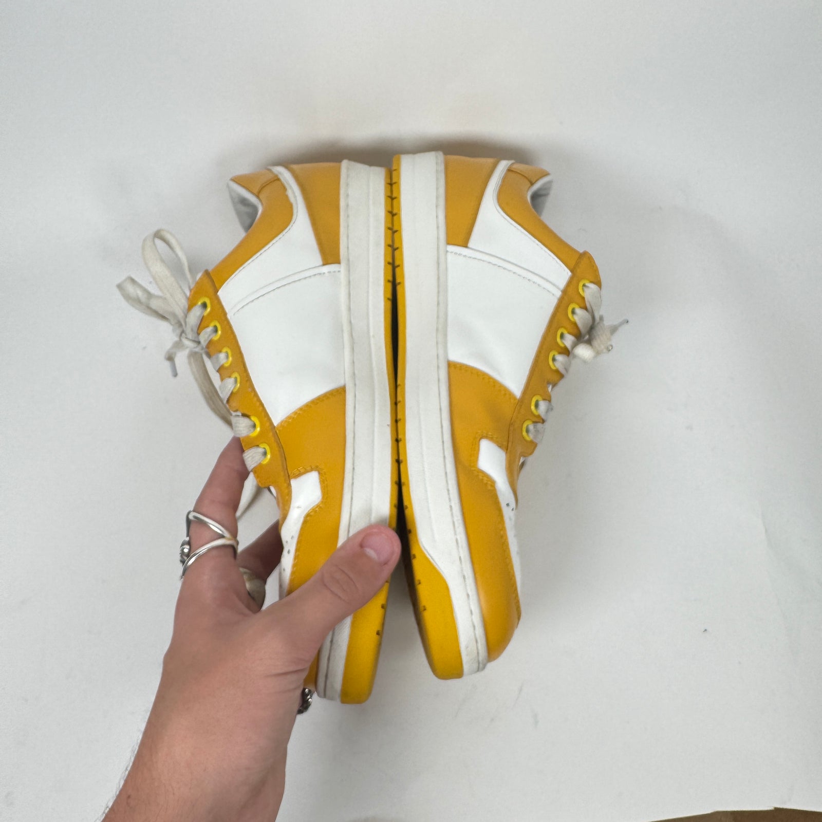 Prada Yellow Downtown Sneaker Size 44
