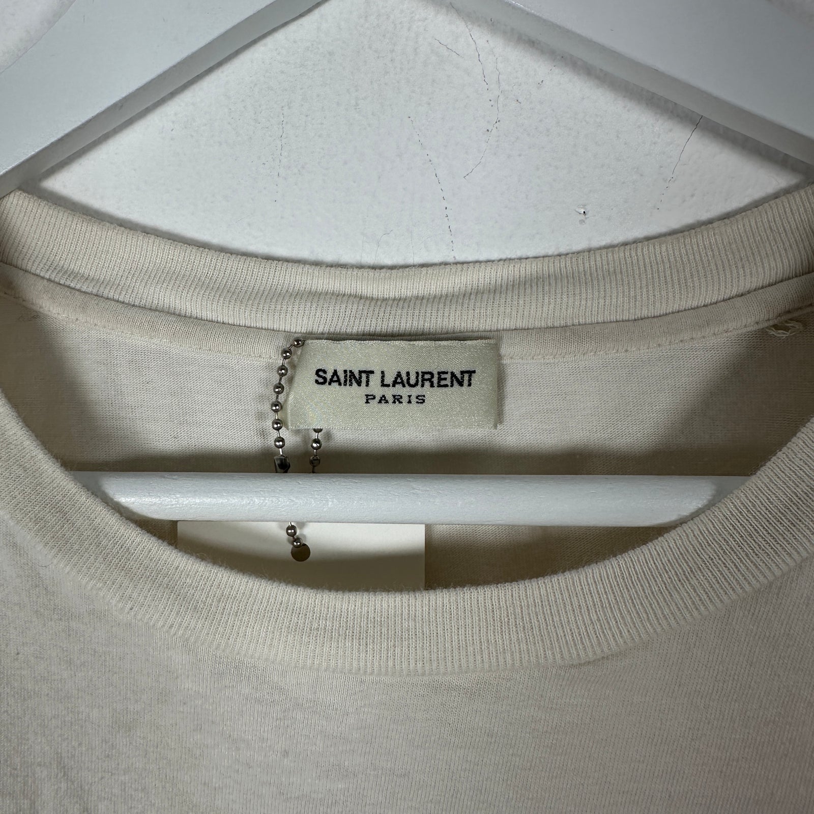Saint Laurent Wave Graphic T-Shirt Size M