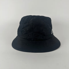 Celine Black Logo Bucket Hat Size S