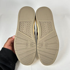 Lanvin x A Ma Maniere White/Maroon Clay High-Top Sneaker Size 43