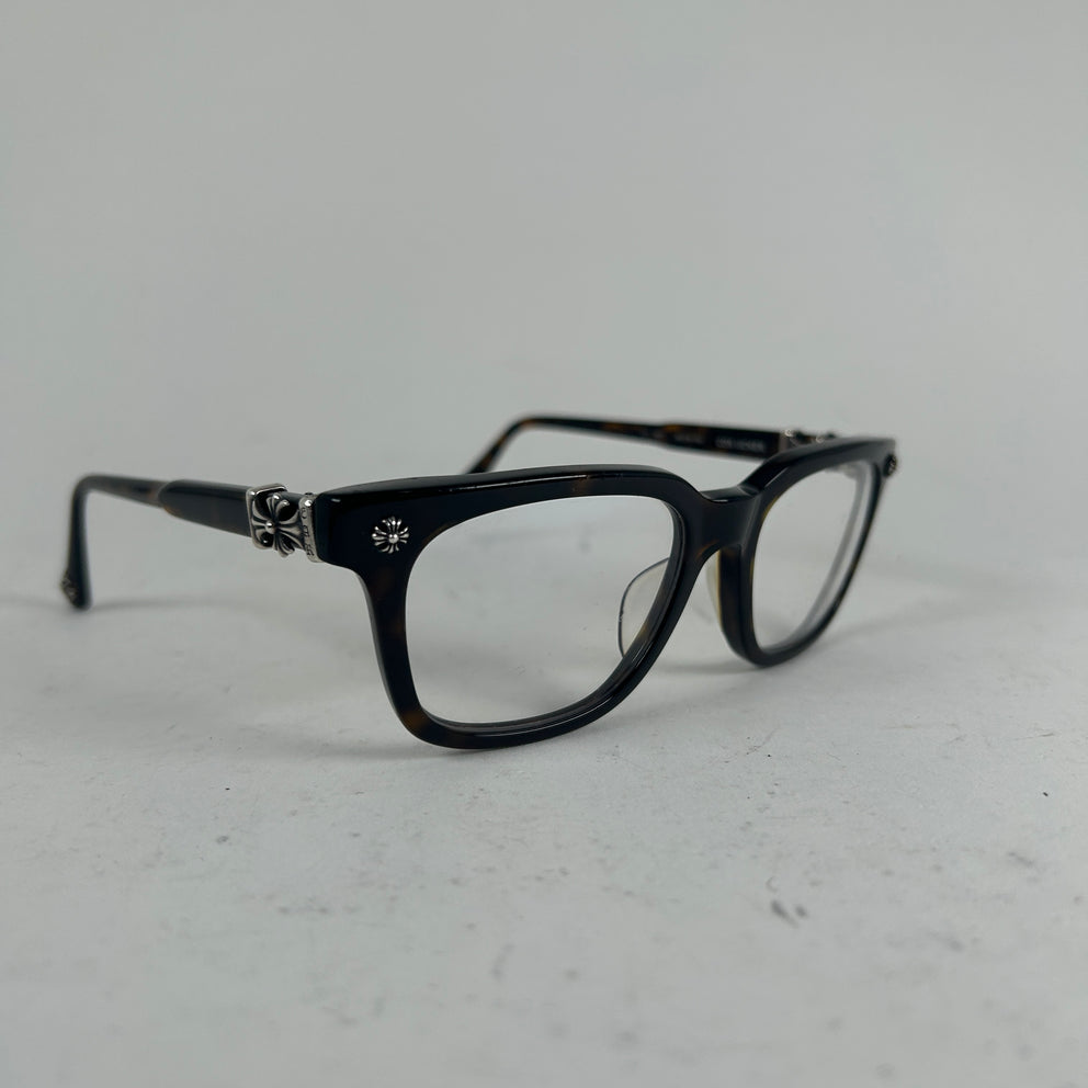 Chrome Hearts Tortoise Shell Cox Ucker Glasses