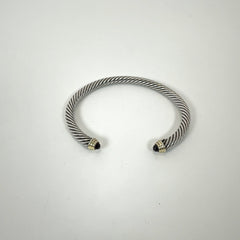 David Yurman .925 Silver Cable Classic Gemstone Cuff