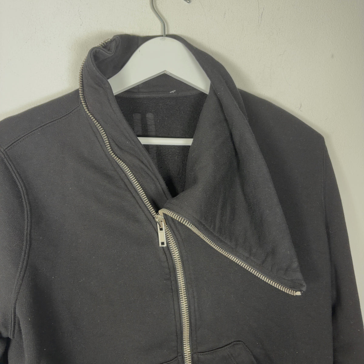 Rick Owens DRKSHDW Asymmetrical Zip Fleece