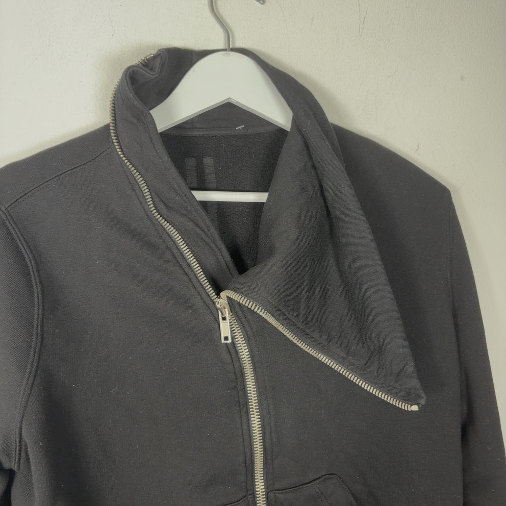 Rick Owens DRKSHDW Asymmetrical Zip Fleece
