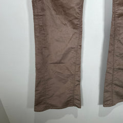 Amiri Velour Flare Brown Pants Size 28