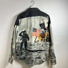 Raf Simons x Calvin Klein Jeans FW19 Moon Landing Denim Jacket Size L