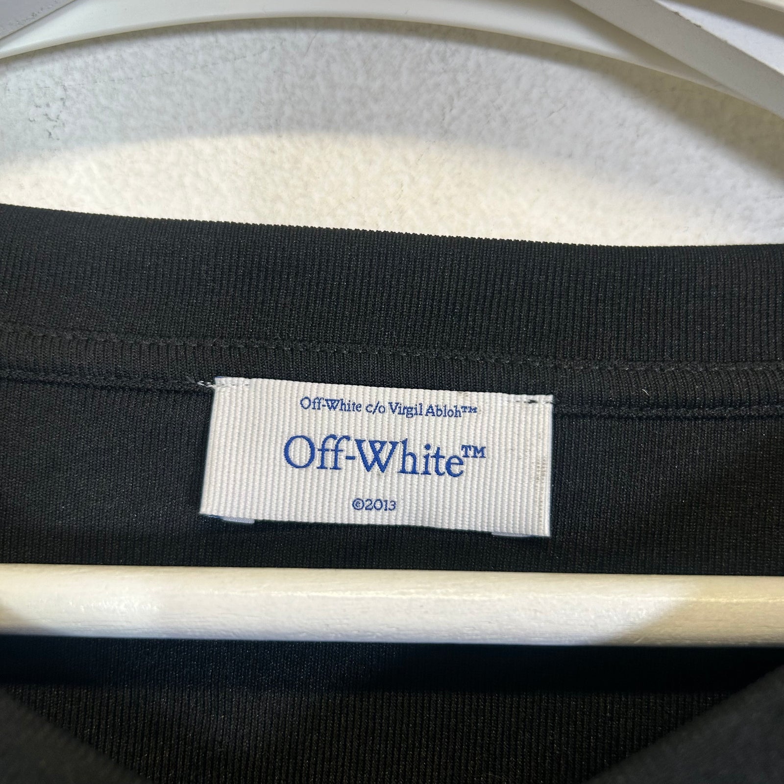 Off-White Black/Yellow Mesh Football Jersey Size L