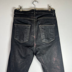 Rick Owens DRKSHDW FW20 Bruise Detroit Cut Denim Jeans