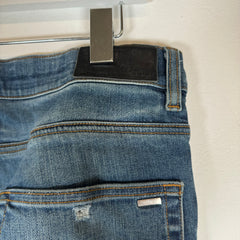 Amiri Blue MX1 Distressed Denim Jeans Size 34