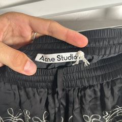 Acne Studios Patterned Viscose Shorts Size XL