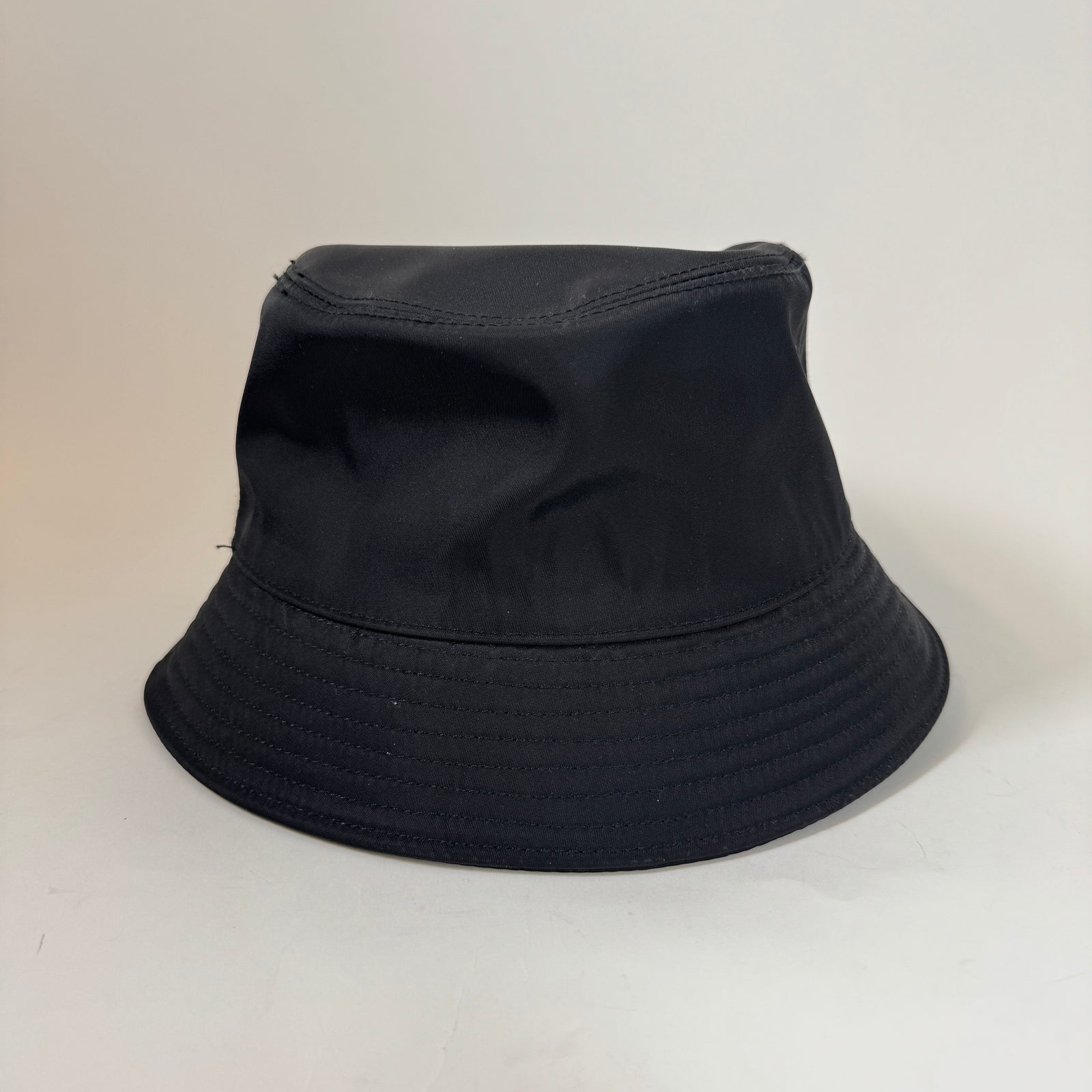 Prada Black ReNylon Bucket Hat Size M