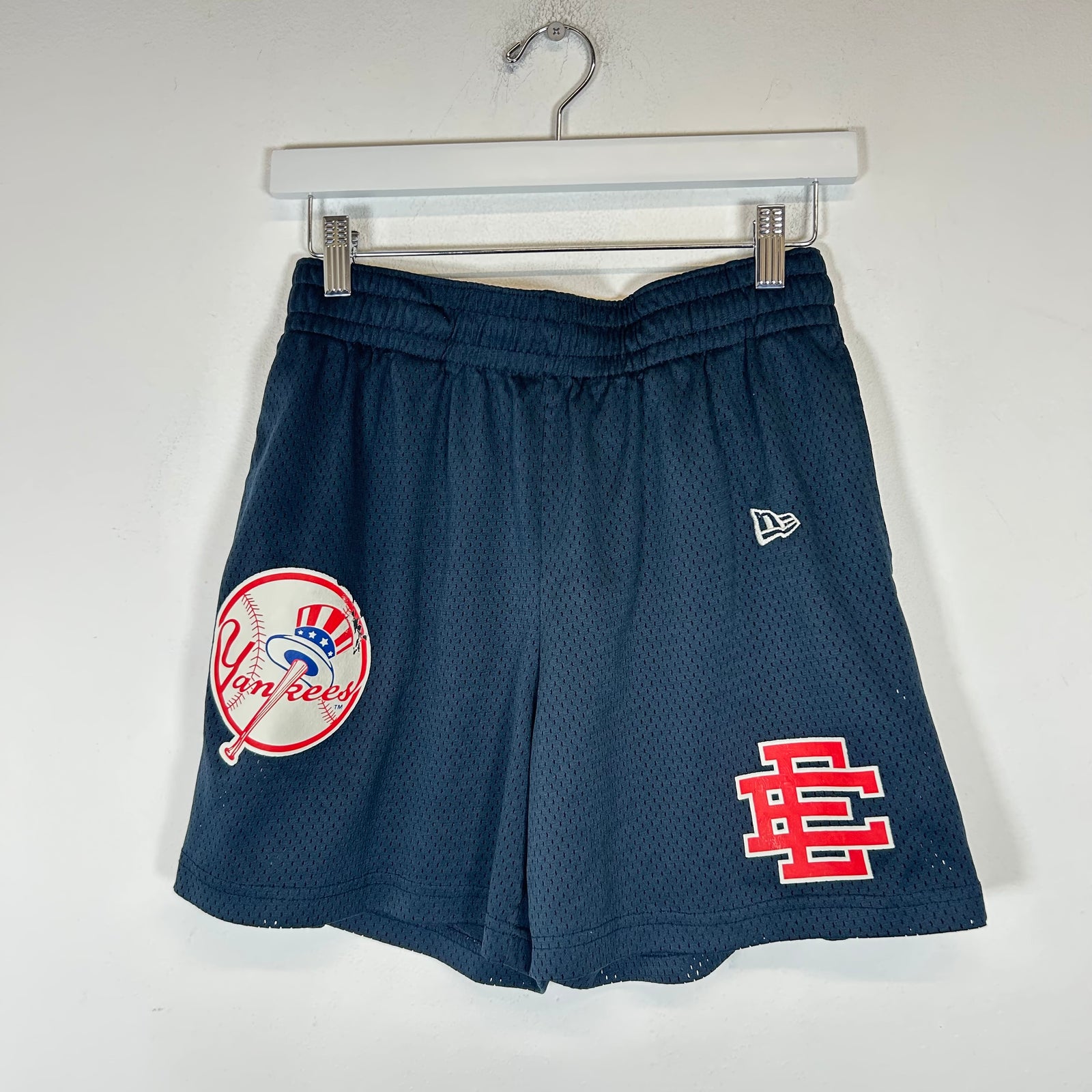 Eric Emanuel Blue Yankees Shorts Size L