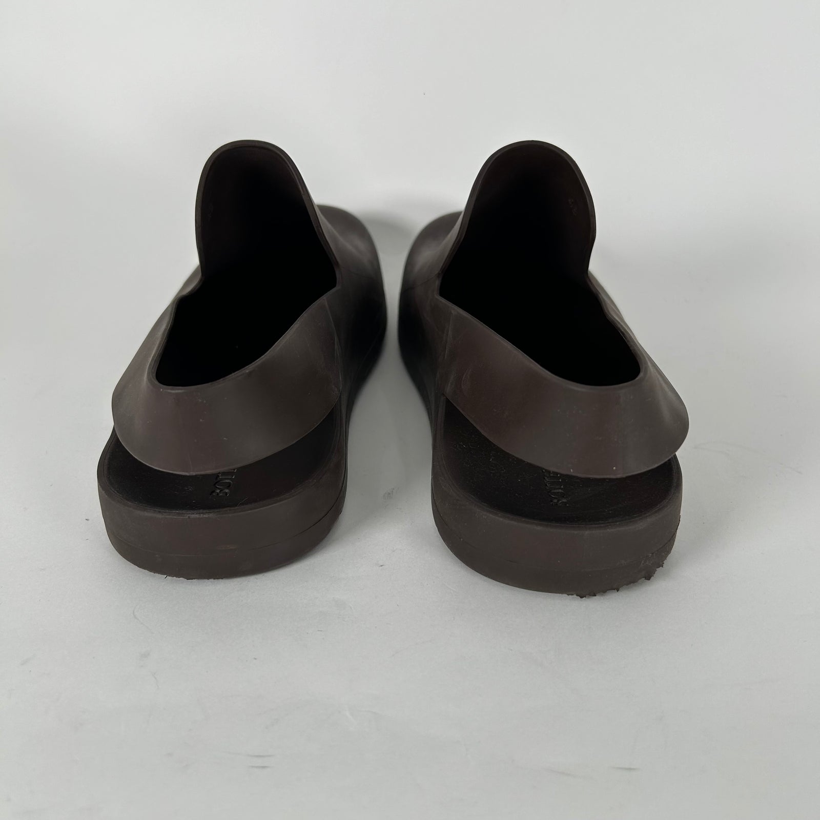Bottega Veneta Strap Back Rubber Sandal Size 10