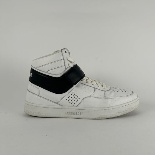 Celine CT-03 White High Trainers Size 8
