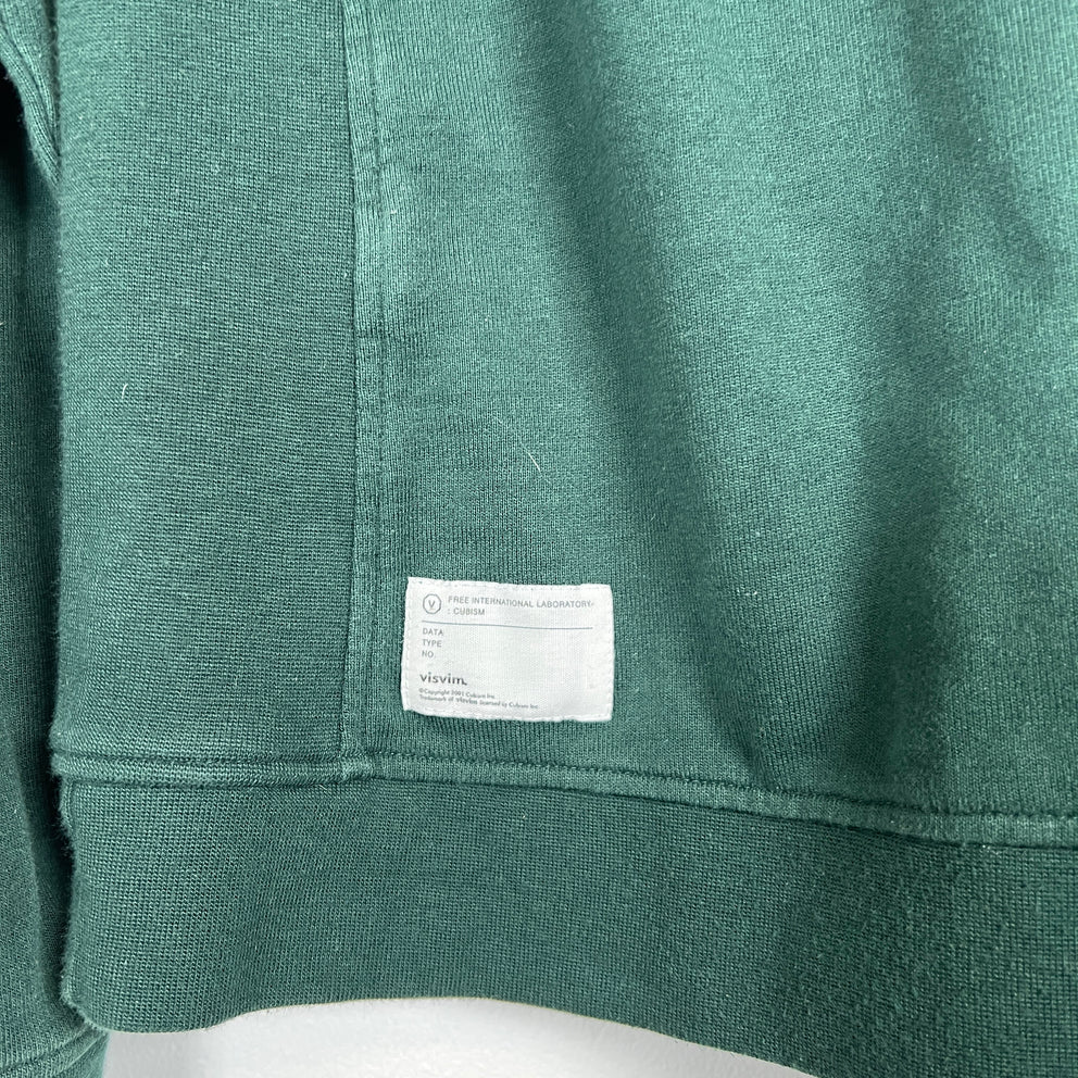 Visvim Green JV Hoodie Size 1