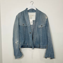 Greg Lauren Jean Patchwork GL1 Jacket Size 3