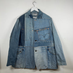 Needles Denim Patchwork Reconstructed Chore Jacket