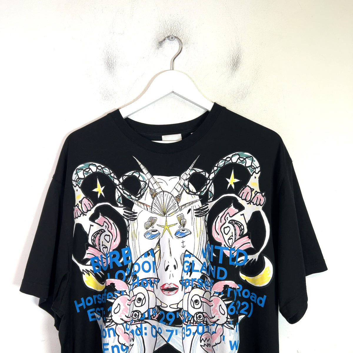 Burberry Montage Graphic Oversized T-Shirt