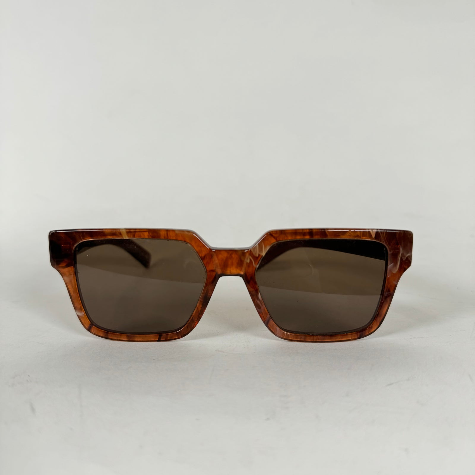 Prada Cognac Brown Stone Sunglasses