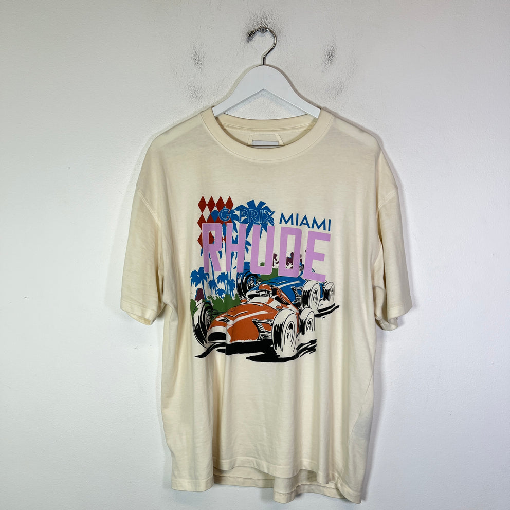 Rhude Grand Prix Miami Logo T-Shirt
