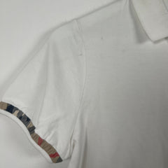Burberry Brit White Scrunched Polo Shirt