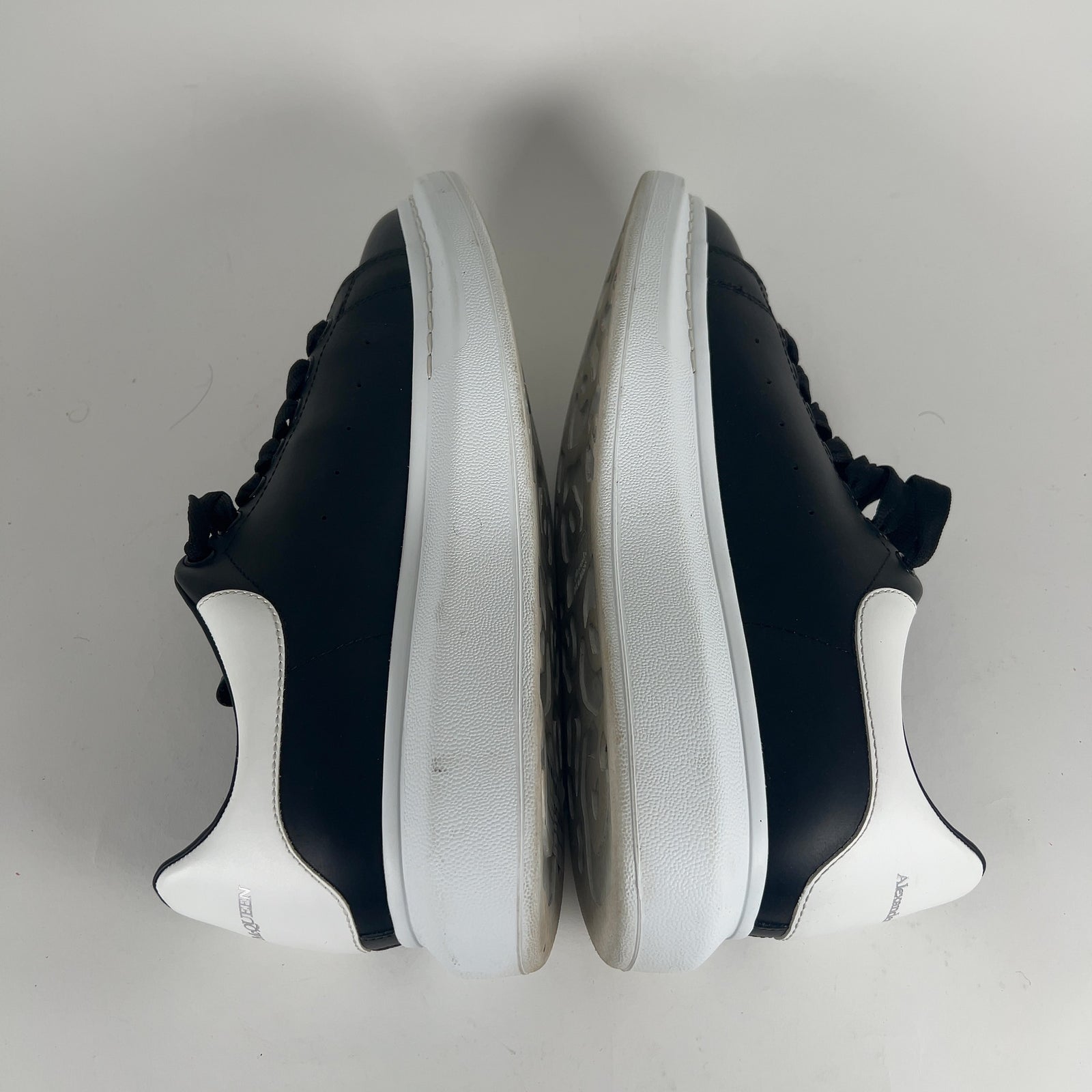 Alexander Mcqueen Black/White Low-Top Sneaker Size 12