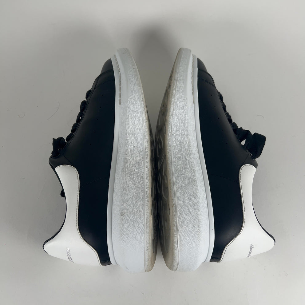 Alexander Mcqueen Black/White Low-Top Sneaker Size 12