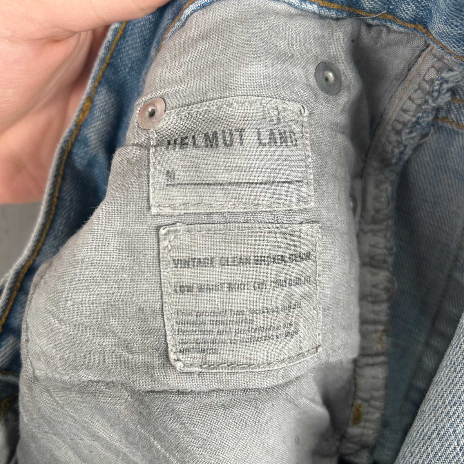 Helmut Lang Lightwash Jeans Size 28