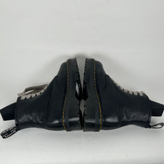 Rick Owens x Doc Martens Jumbo Lace Quad Sole Black Boot Size 9.5