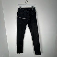 Rick Owens Triple Black Patchwork Tyrone Jeans Size 31