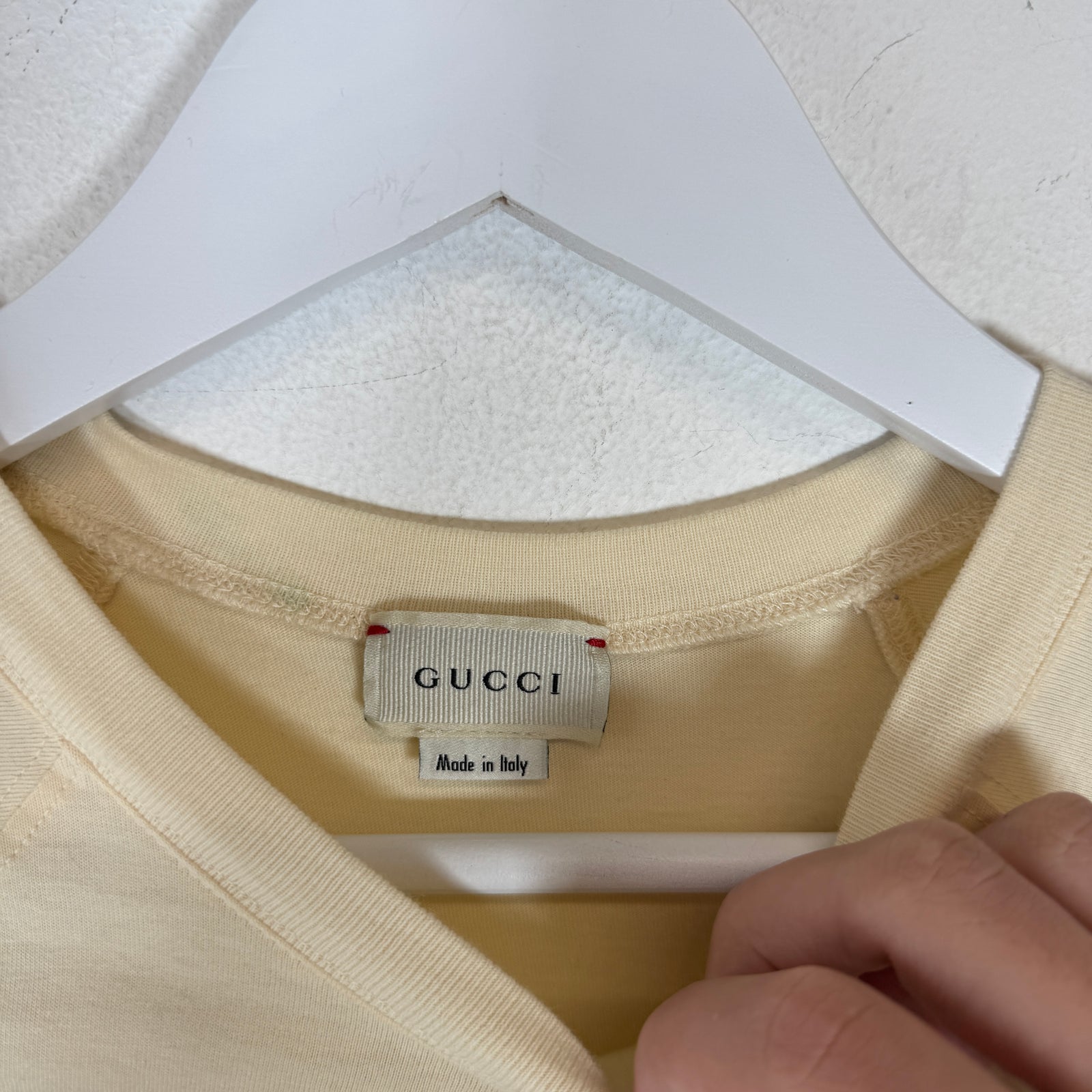 Gucci Beige 'Lets Go!' Cherries T-Shirt Size 10Y