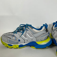 Balenciaga Grey/Blue Track Sneakers Size 44
