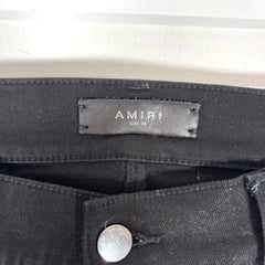 Amiri Thigh Logo Black/Black Jeans