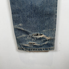 Saint Laurent Distressed Lightwash Skinny D02 Jeans