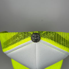Chrome Hearts Neon Green Cemetery Patch Trucker Hat