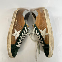 Golden Goose Green/Brown Superstar Sneaker Size 45