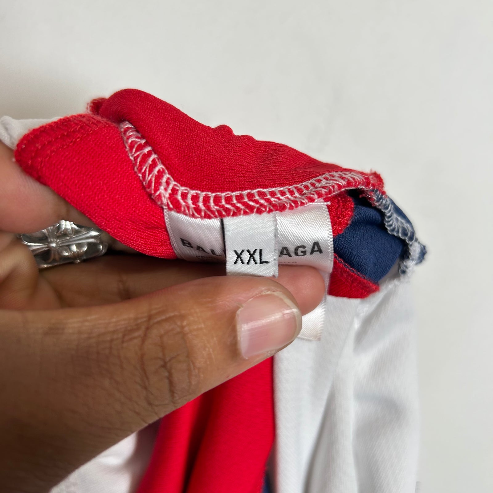Balenciaga Hockey Logo Mesh Shorts
